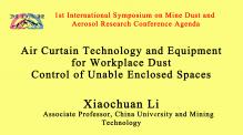 Air Curtain Technology and Equipment for Workplace Dust  Control of Unable Enclosed Spaces