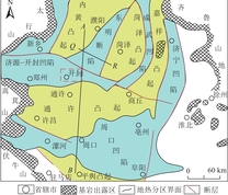 开封市地质构造平面图