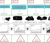 基于声发射信息的煤岩热损伤破裂演化过程