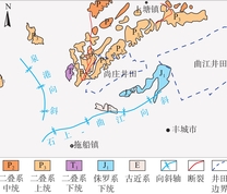 丰城矿区地质构造图