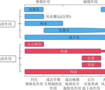 成煤过程中各种地质作用的关系