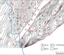 延川南煤层气田2号煤顶面构造