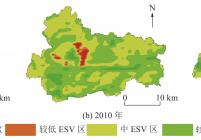 2000—2019年贾汪区单位面积生态系统服务价值空间格局