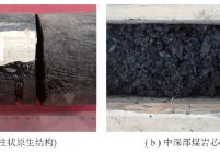 大吉地区深部煤与中深部煤的煤体结构对比