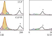 CLP/CTP及族组分PI的固体13C-NMR谱图
