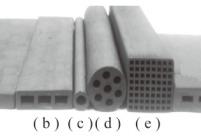 不同构型的煤基导电炭膜