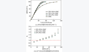 生物质灰对煤焦气化反应的影响